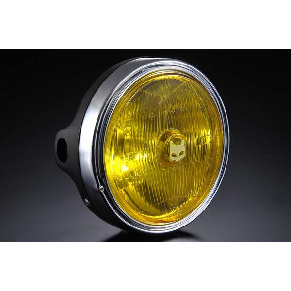 889ドライビングランプフルキット 180mm イエローレンズ ブラック