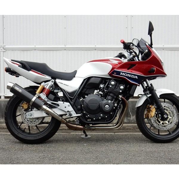 CB400SF・SB（EBL-NC42） ステンレスラウンドリアエキゾーストマフラー