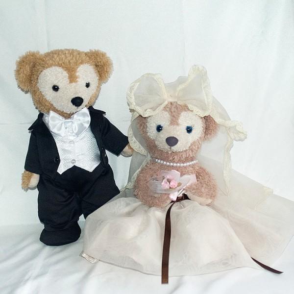 Disney（ディズニー） ダッフィーシェリーメイ ウエディング ペア 結婚