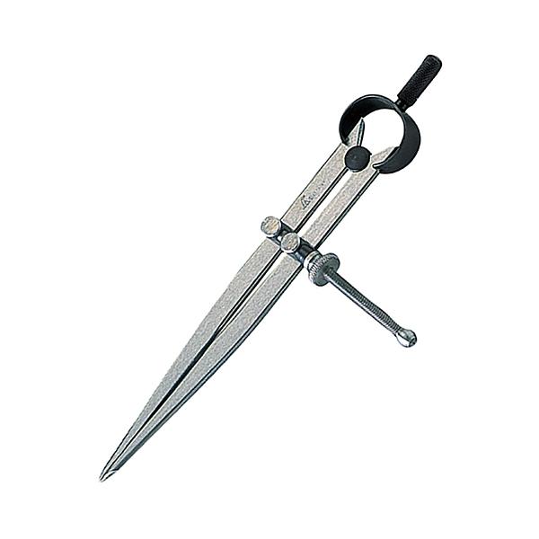 シンワ 鋼製コンパススプリング付 A 15CM 73059 シンワ測定 [大工道具