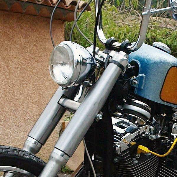 ハーレー フォークシュラウド 39mmフォーク用 ジンクカラー 1988〜2003