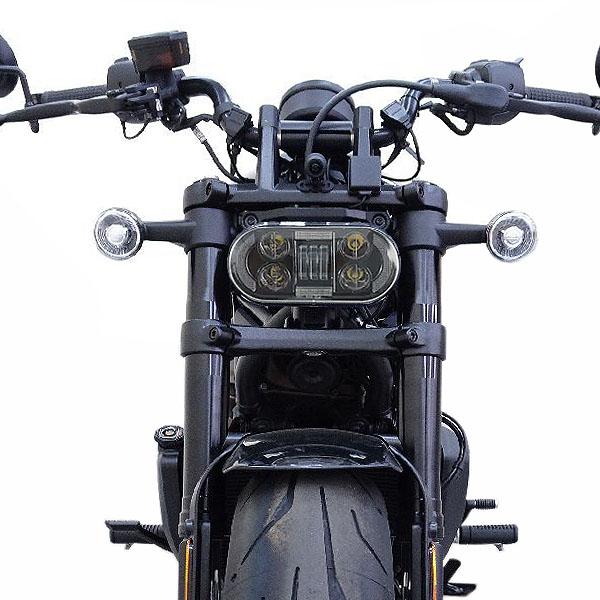 スポーツスターS RH1250S LEDカスタムヘッドライト ブラック : HD