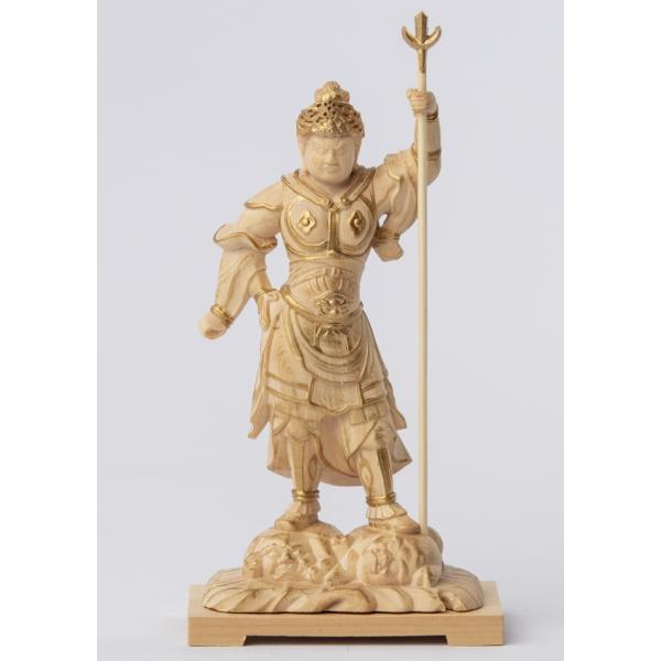 極小仏 泥足毘沙門天 800-123 仏像 MORITA 極小仏像 小さい 小さな仏像