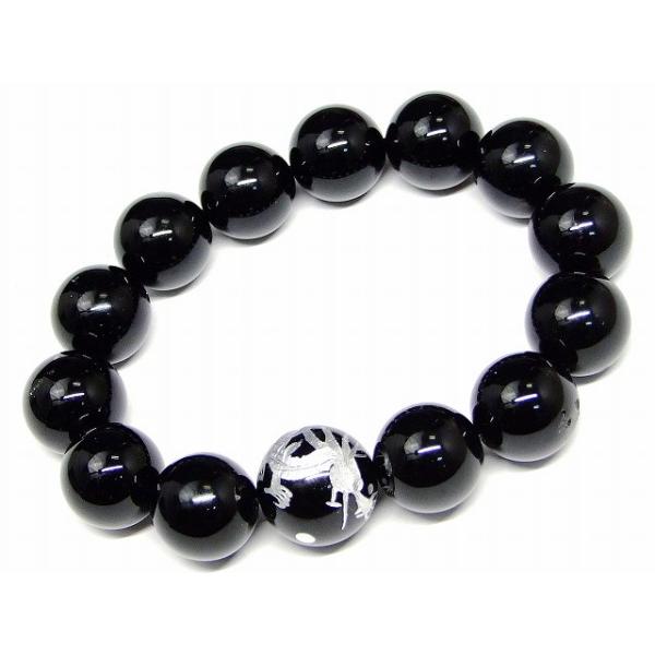 天然石 パワーストーン 65257 今月の半額 わけあり 16mm モリオン 黒