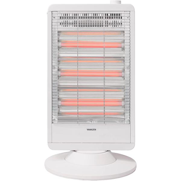 山善（YAMAZEN） 電気ストーブ ヒーター 左右自動首振り 3段階運転切替