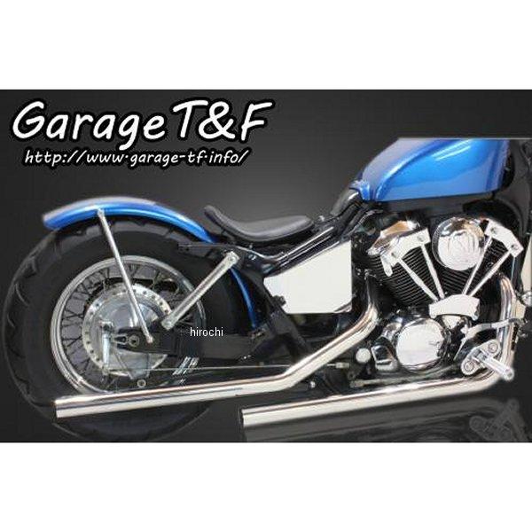 SHA400ML03 ガレージT＆F ドラッグパイプマフラー ステンレス タイプ2