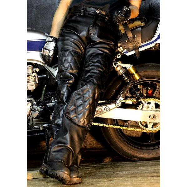 カドヤ（KADOYA） 【EVO PANTS 2】 エボパンツ2 レザーパンツ パデッド