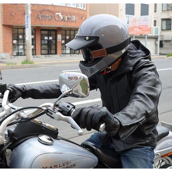 カドヤ（KADOYA） 【K'S LEATHER RIDERS PARKA】ライダースパーカー