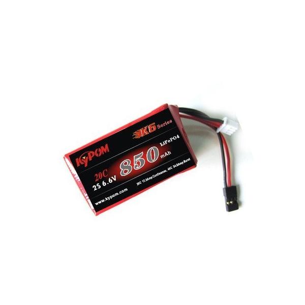 Kypom K6 6.6V 850mAh 20C40C リフェ バッテリー☆ホビーショップ青空