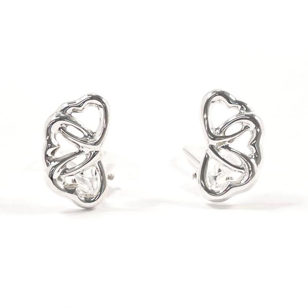 TIFFANY&Co.（ティファニー） イヤリング トリプルハート シルバー925