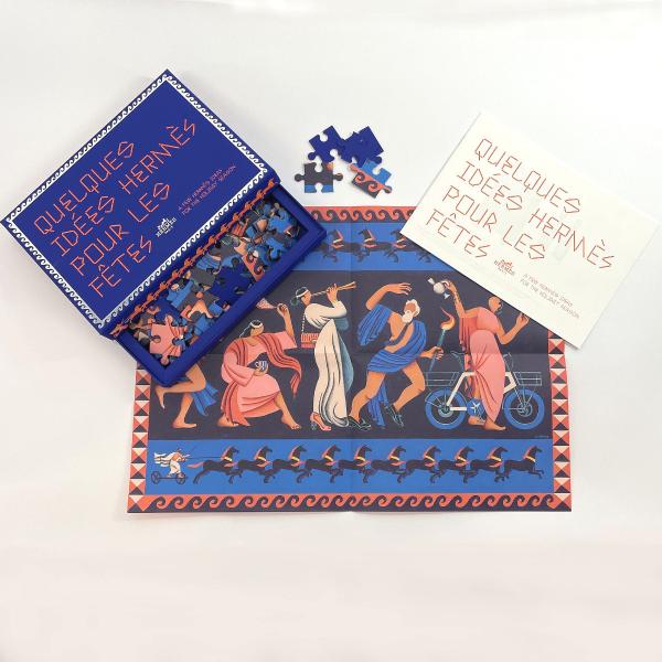 HERMES（エルメス） ジグソーパズル 140ピース ブルー : JP-Brands.com