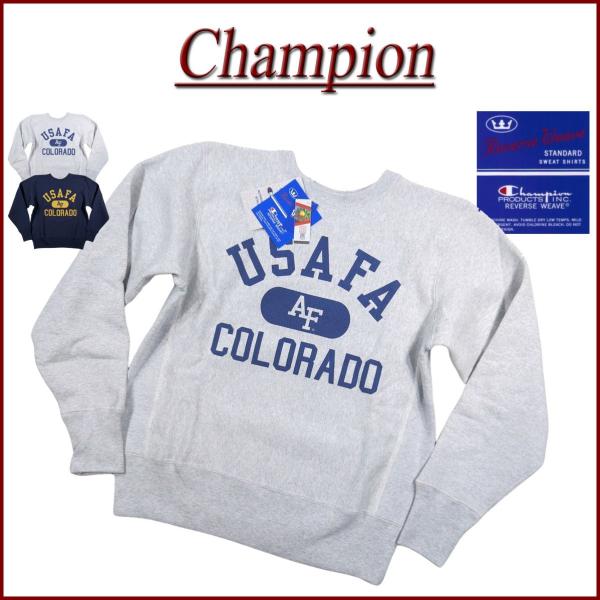 Champion（チャンピオン） 11.5oz USAコットン リバースウィーブ 青単