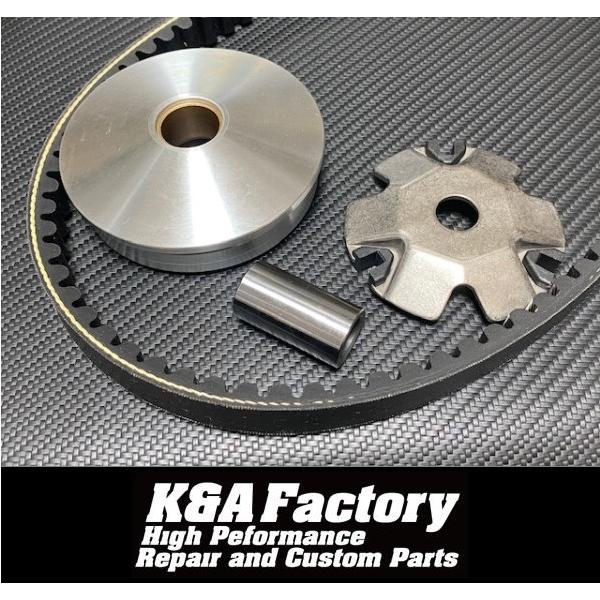 数量限定】Φ92mmの超大径!! 軽量ワイドフェイスハイスピードプーリー