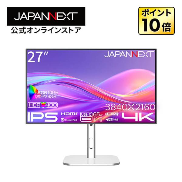 JAPANNEXT（ジャパンネクスト） JAPANNEXT 27インチ IPSパネル搭載 4K