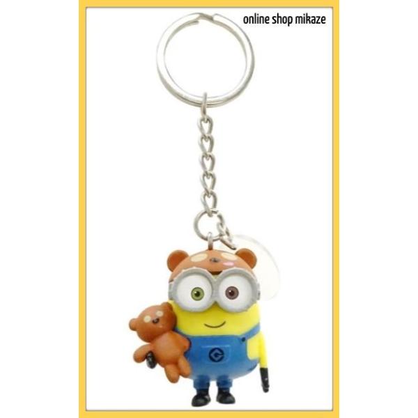 USJ ミニオン マスコットキーチェーン ボブ＆ティム お土産 グッズ