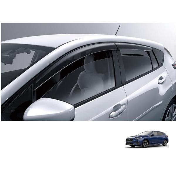 SUBARU（スバル） (ZUS)ドアバイザー(前後左右分4枚セット)「スバル