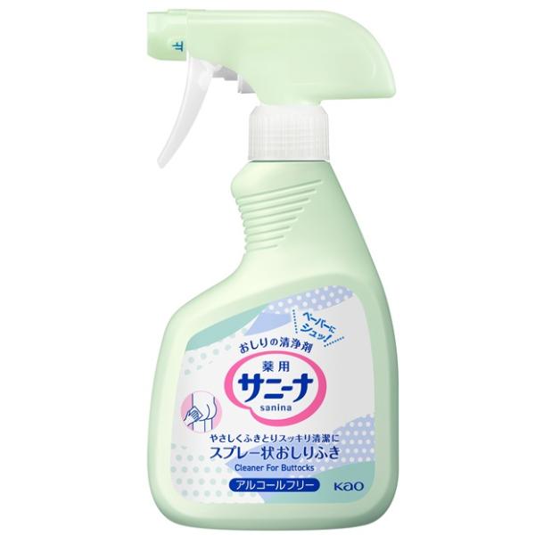 Kao（花王） サニーナ 薬用スプレー状 おしりふき 400ml×12本 業務用