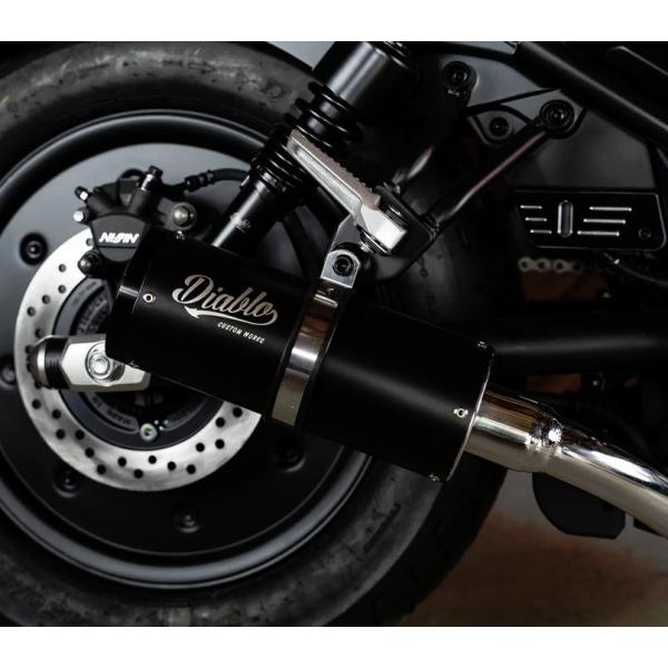 レブル250/300/500 スリップオンマフラー ディアブロカスタム K-SPEED