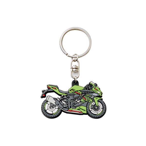 カワサキ（Kawasaki） 【ネコポス対応】KAWASAKI ラバーキーホルダー