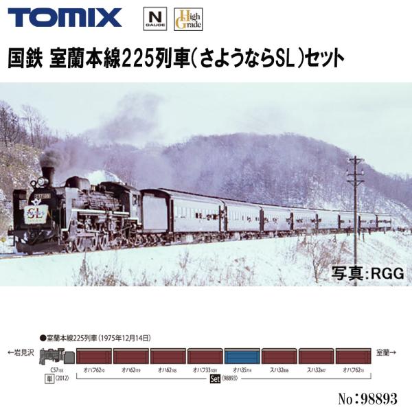 トミックス 予約 2025年12月予定 TOMIX No:98893 国鉄 室蘭本線 225