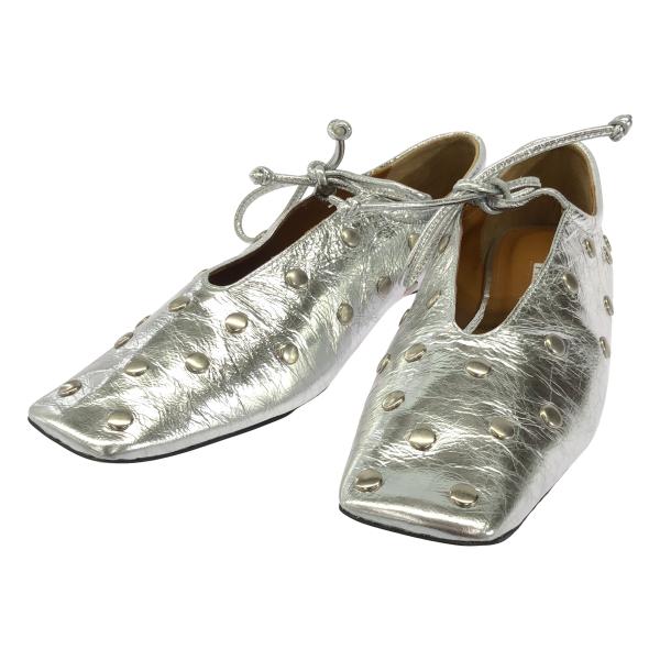 PIPPICHIC（ピッピシック） AMBER スクエアトゥ スタッズフラット