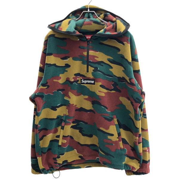 POLAR Supreme シュプリーム 23AW Polartec Facemask Half Zip Hooded