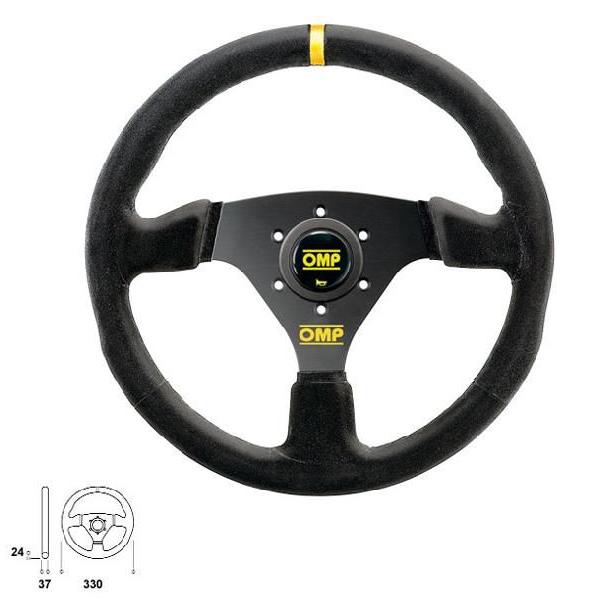 OMP ステアリング OD0-2005 TARGA タルガ ブラック スエード フラット