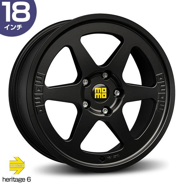 MOMO（モモ） Heritage6 ヘリテージ6 18インチ 8.0J マットブラック