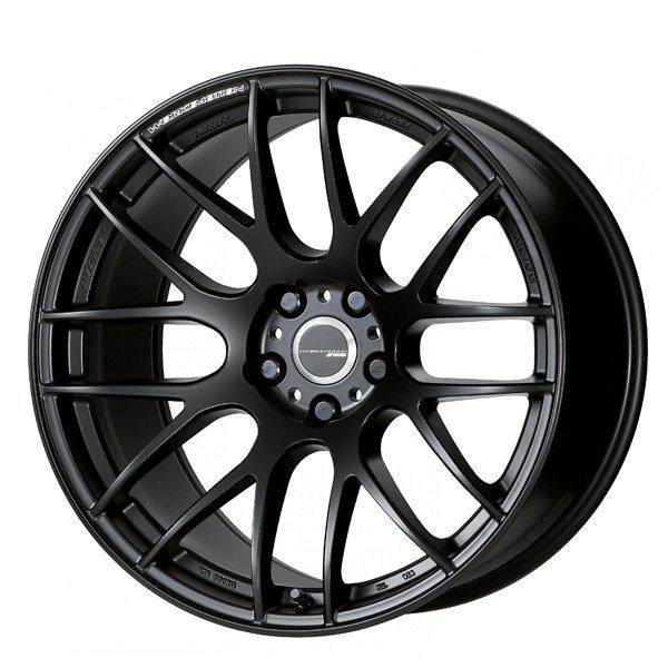 WORK 爆買 +5倍 WORKエモーション M8R マットブラック 17インチ 7.0J