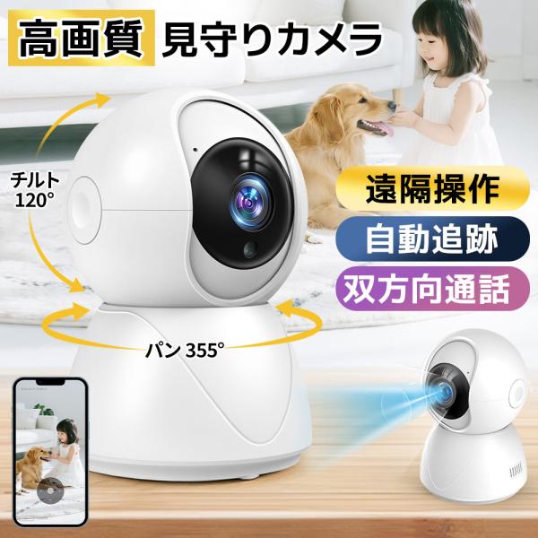 レビュー特典付!】 見守りカメラ 防犯カメラ 家庭用 小型 1080P 300万