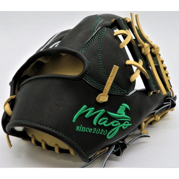 硬式グラブ Mago マーゴ 店舗別注 内野手用 内野手モデル 直刺繍ラベル