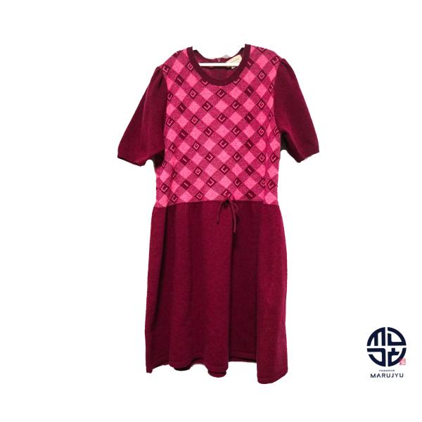 GUCCI（グッチ） ニット チルドレンズ チェック ワンピース キッズ