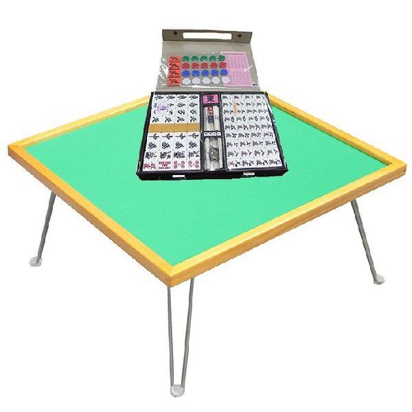 麻雀牌（蘭）と脚折畳み式麻雀卓のセット : マルシンねっとサービス