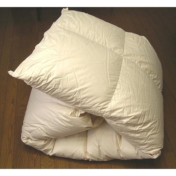 オゾン加工の羽毛ふとん・ホワイトグースダウン93％ : マルヨシ衣料