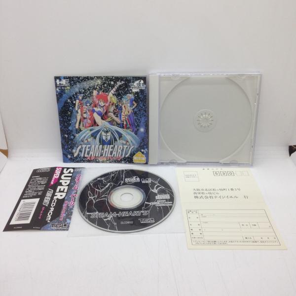 スチームハーツ/PCエンジン SUPER CD-ROM2(PCESCD)/中古/箱・説明書