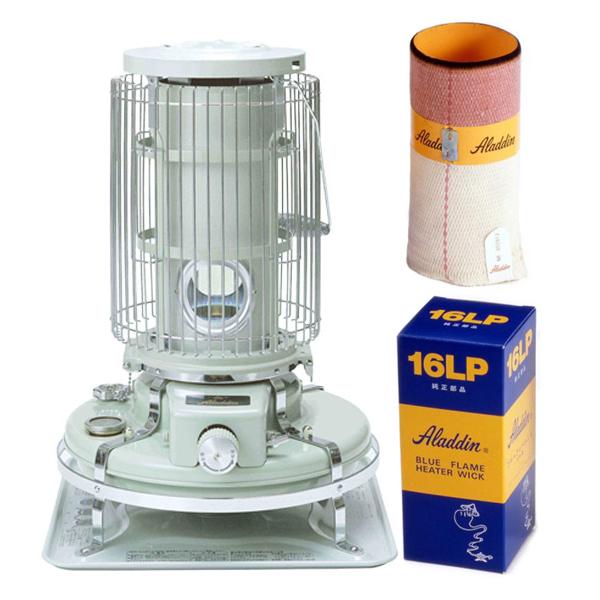 アラジン（Aladdin） ブルーフレーム ヒーター グリーン ＆ 16LP 替え