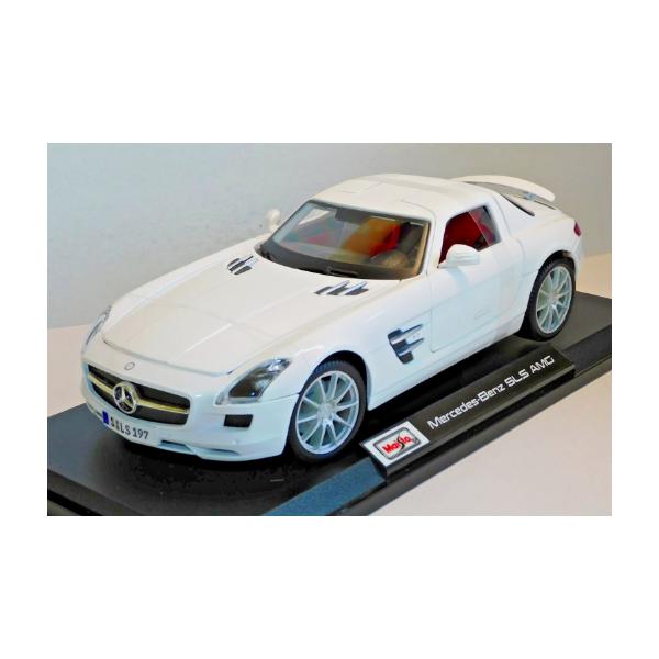 マイスト ミニカー Mercedes SLS AMG WHITE 1/18 Maisto メルセデス
