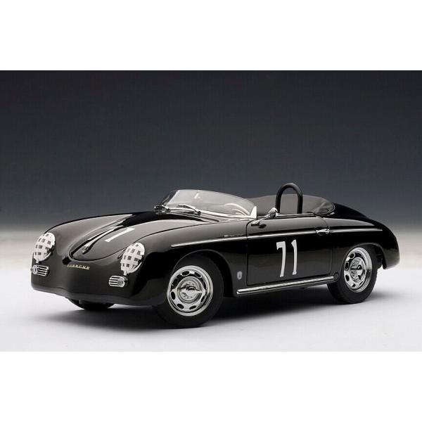 オートアート Porsche 356 Speedster #71 Steve McQueen Black 1/18