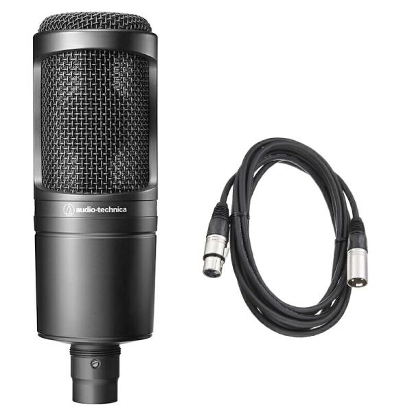 audio-technica オーディオ テクニカ AT2020 コンデンサーマイク + 3m