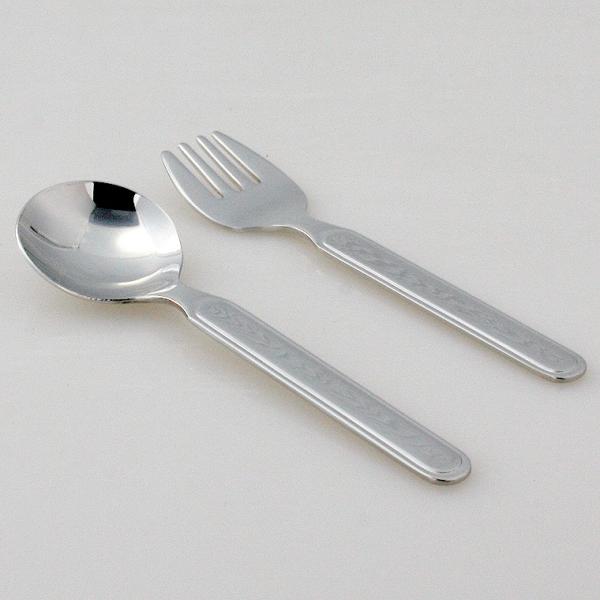 子供用スプーンとフォークセット 日本製 オールステンレス 食洗器対応