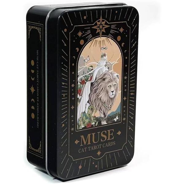 ミューズ猫タロットデッキカード占い英語バージョン版オラクルボード