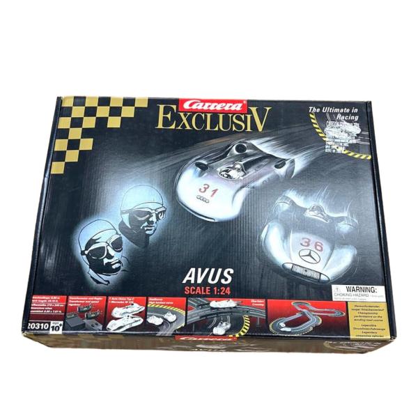 現品 Carrera exclusiv 1/24 AVUS スロットカー用レールセット 車体