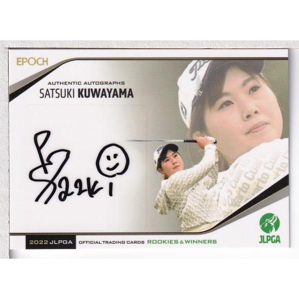 22EPOCH JLPGA 女子ゴルフ Rookies & Winners 桑山紗月 直筆サイン