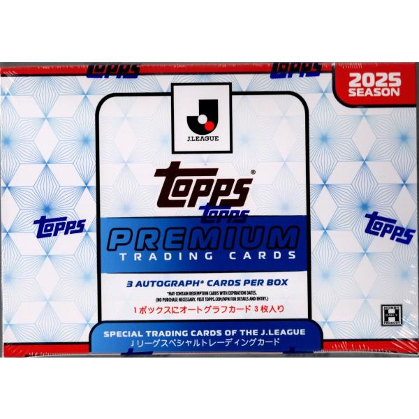 サッカーボックス 2025 TOPPS Jリーグ PREMIUM : スポーツカードミント