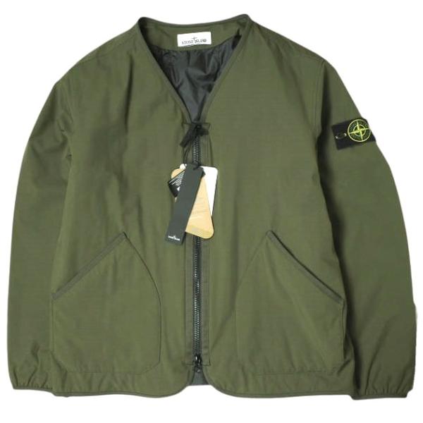 STONE ISLAND ストーンアイランド 23AW NO COLLAR JACKET 中綿ライナー