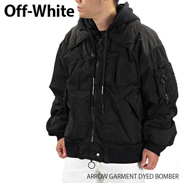 off white（オフホワイト） Off-White ARROW GARMENT DYED BOMBER
