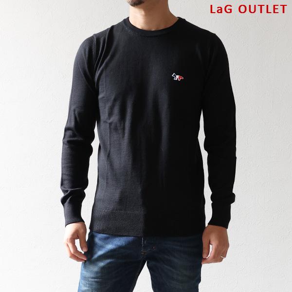 MAISON KITSUNE（メゾン キツネ） Tricolor Fox Patch Sweater