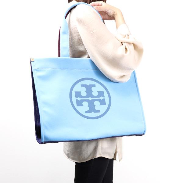 TORY BURCH（トリーバーチ） ELLA Color-Block Canvas Tote Bag トート