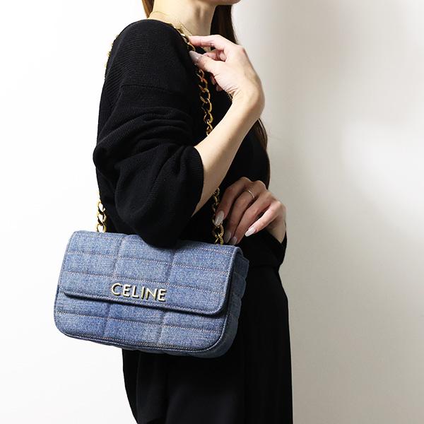 CELINE（セリーヌ） ショルダーバッグ Celine Logo Denim Chain