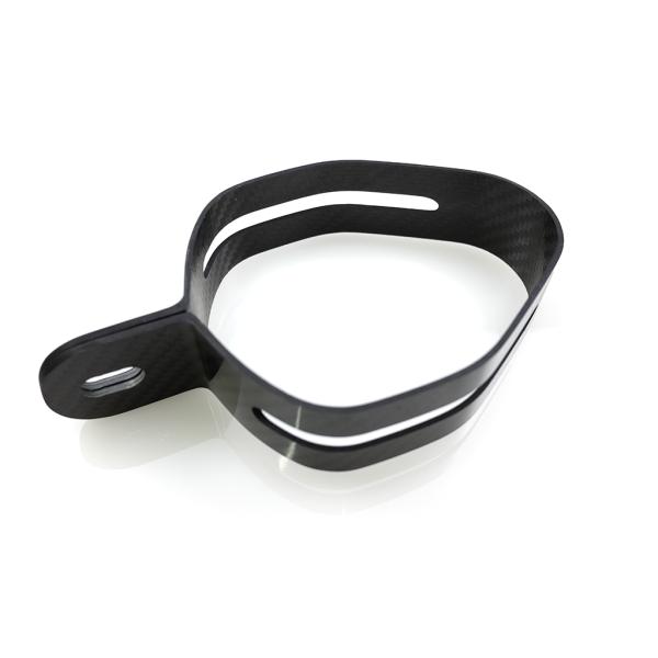 LCIPARTS製 ツインエンドマフラー用 カーボンサイレンサーバンド